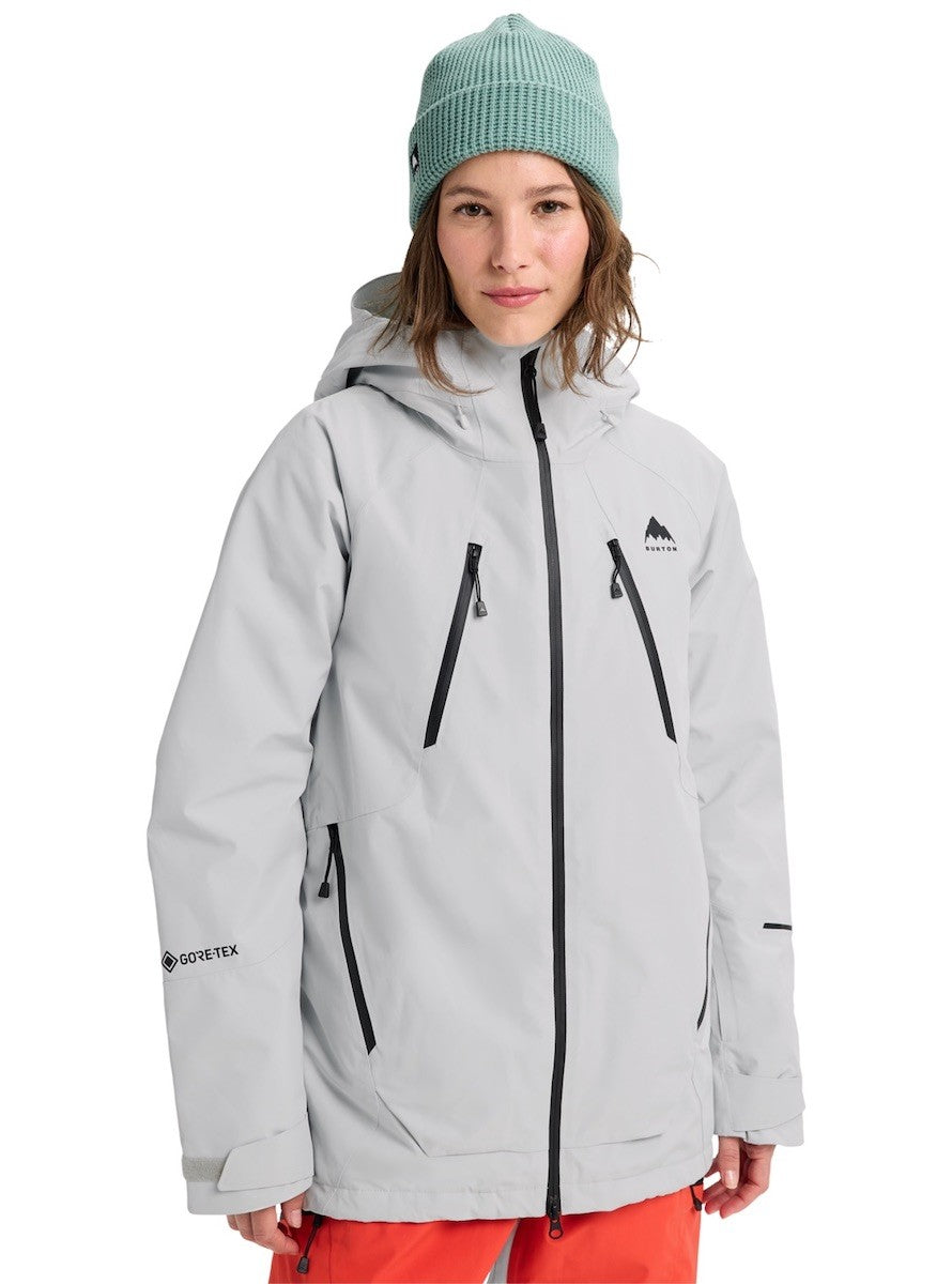 BURTON VESTE NEIGE FEMME RESERVE GORE-TEX 2L INSULATED JACKET Gray Cloud