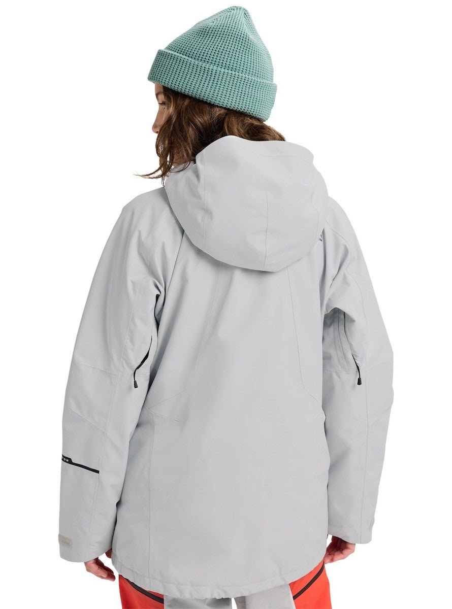 BURTON VESTE NEIGE FEMME RESERVE GORE-TEX 2L INSULATED JACKET Gray Cloud