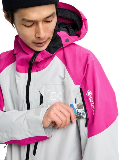 BURTON AK VESTE NEIGE CYCLIC GORE TEX 2L JACKET Very Berry/Gray Cloud