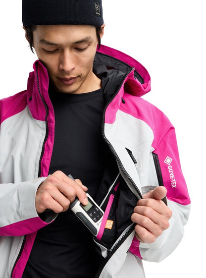 BURTON AK VESTE NEIGE CYCLIC GORE TEX 2L JACKET Very Berry/Gray Cloud