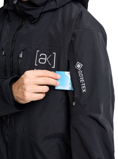 BURTON AK VESTE NEIGE SWASH GORE TEX 2L JACKET True Black