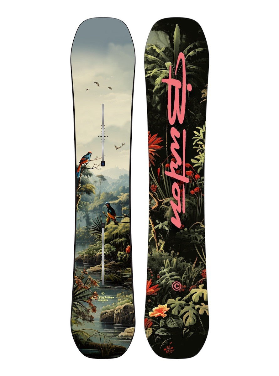 BURTON SNOWBOARD CUSTOM 162 Wide jungle