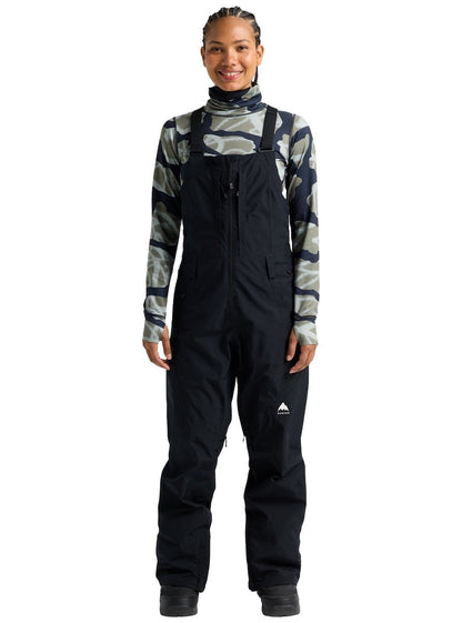 BURTON SALOPETTE NEIGE FEMME RESERVE GORE-TEX 2L BIBS True Black