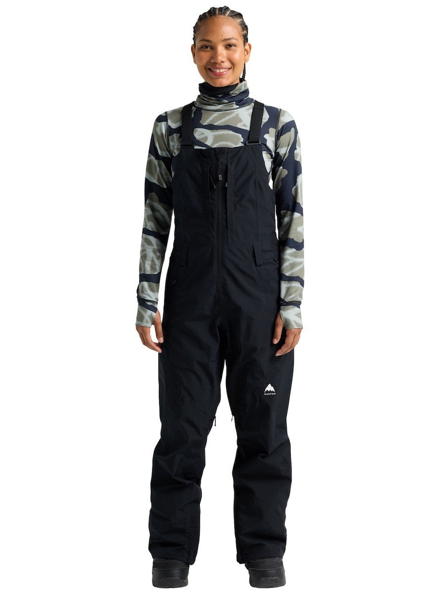 BURTON SALOPETTE NEIGE FEMME RESERVE GORE-TEX 2L BIBS True Black