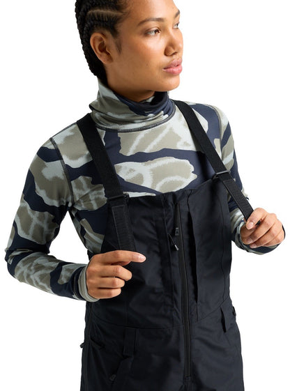 BURTON SALOPETTE NEIGE FEMME RESERVE GORE-TEX 2L BIBS True Black