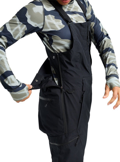 BURTON SALOPETTE NEIGE FEMME RESERVE GORE-TEX 2L BIBS True Black