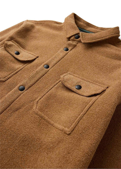 VISSLA CHEMISE LOOPER TERRY ECO LS Marron