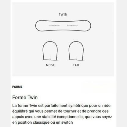 BURTON PACK SNOWBOARD ENFANT AFTER SCHOOL 90 cm