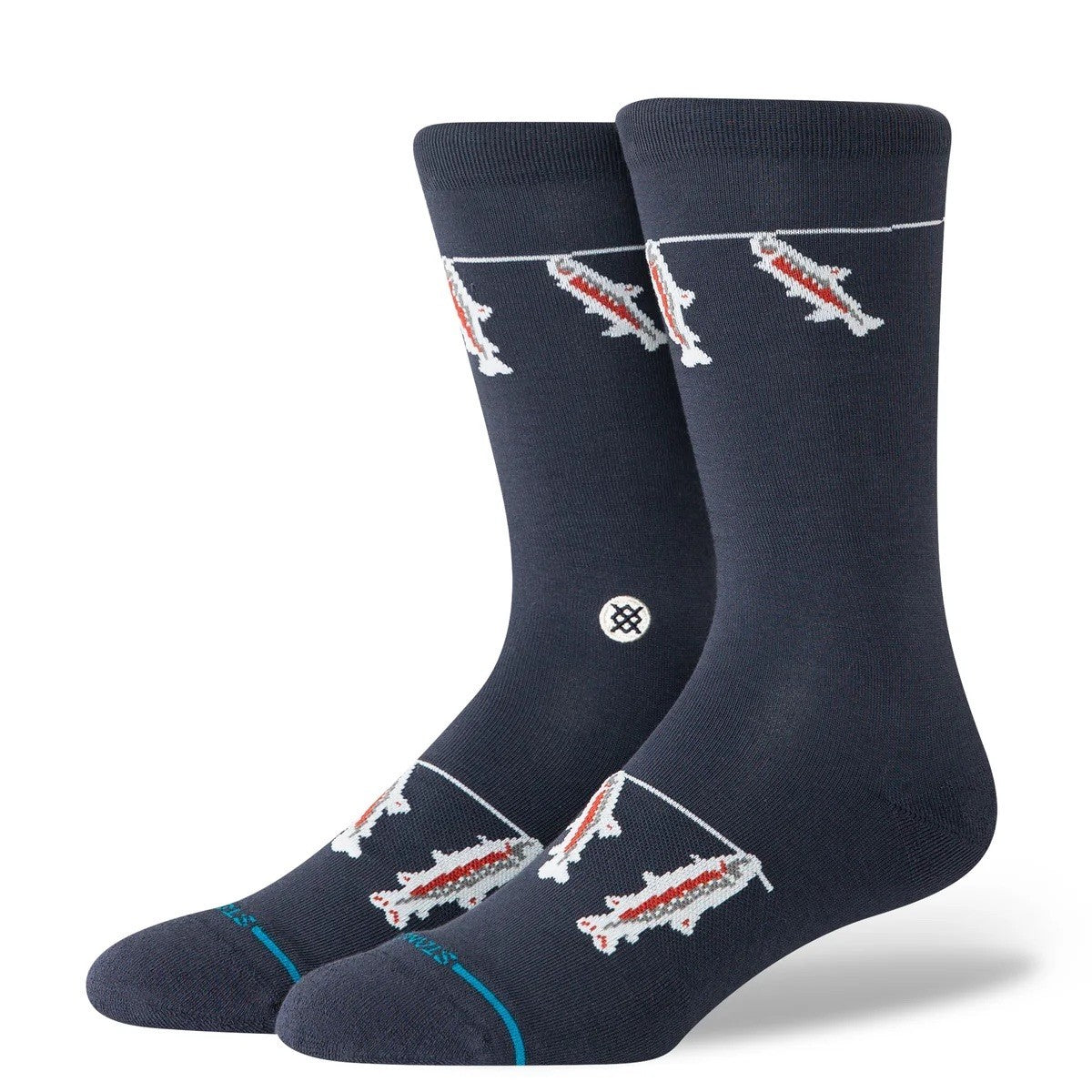 STANCE CHAUSSETTES GONE FISHIN CREW Navy