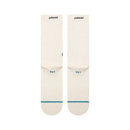 STANCE CHAUSSETTES POLAROID APERTURE CREW White
