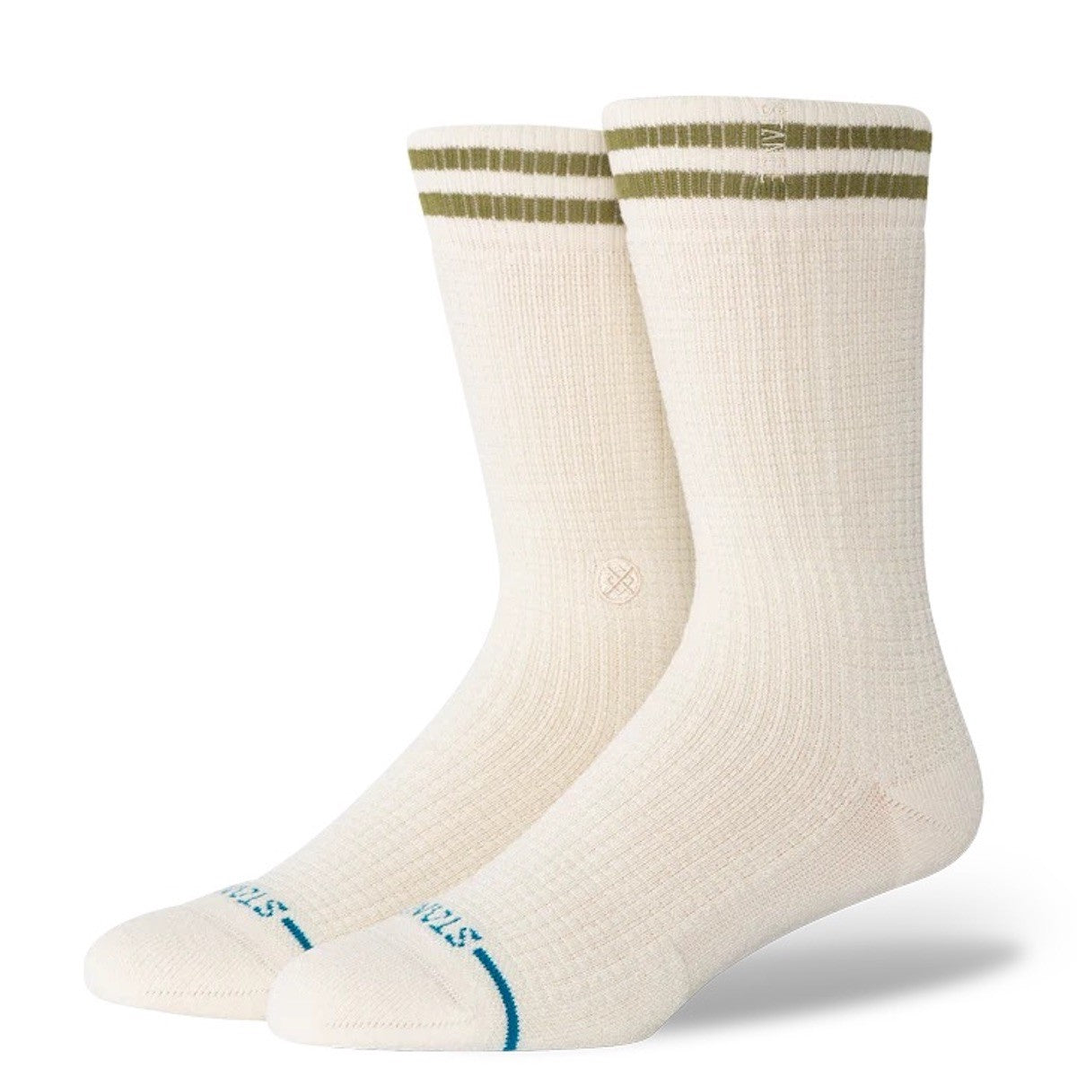 STANCE CHAUSSETTES WAFFLES AND BUTTER CREW Ivory