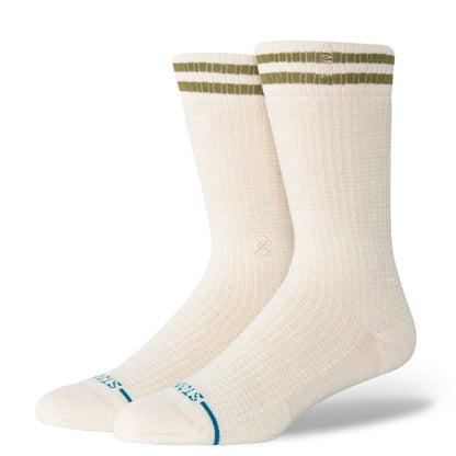 STANCE CHAUSSETTES WAFFLES AND BUTTER CREW Ivory