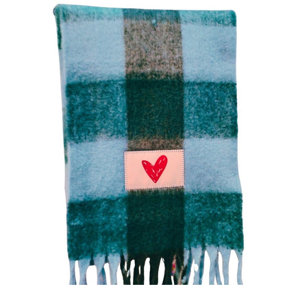 Verb To To Echarpe Maxi Go For It Heart Multi Blue