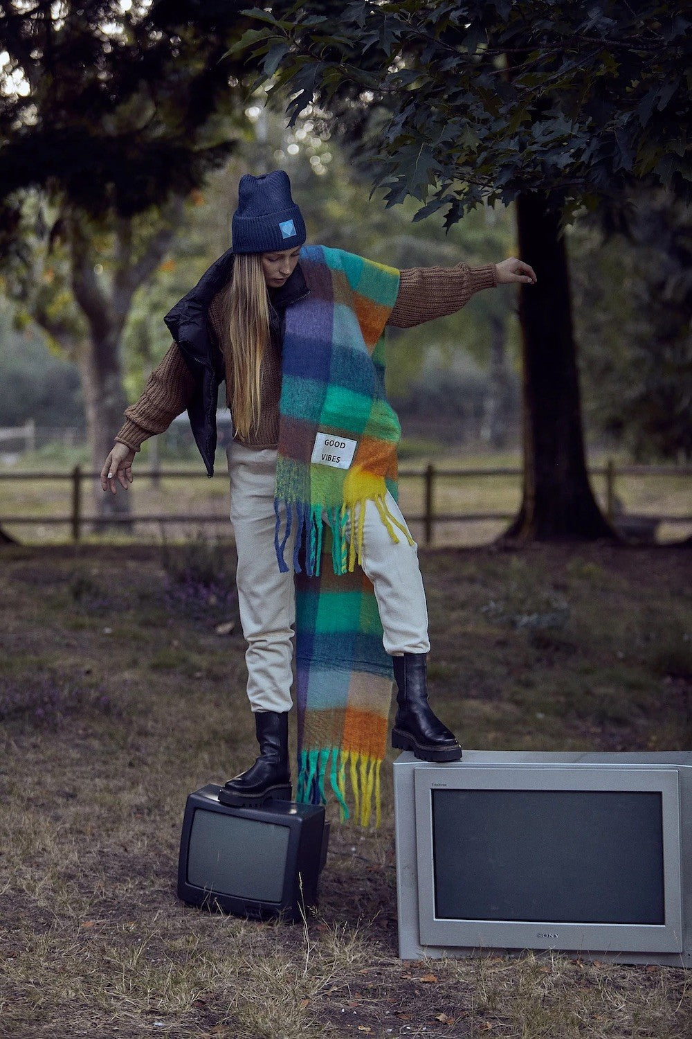 VERB TO DO ECHARPE GOOD VIBES multi