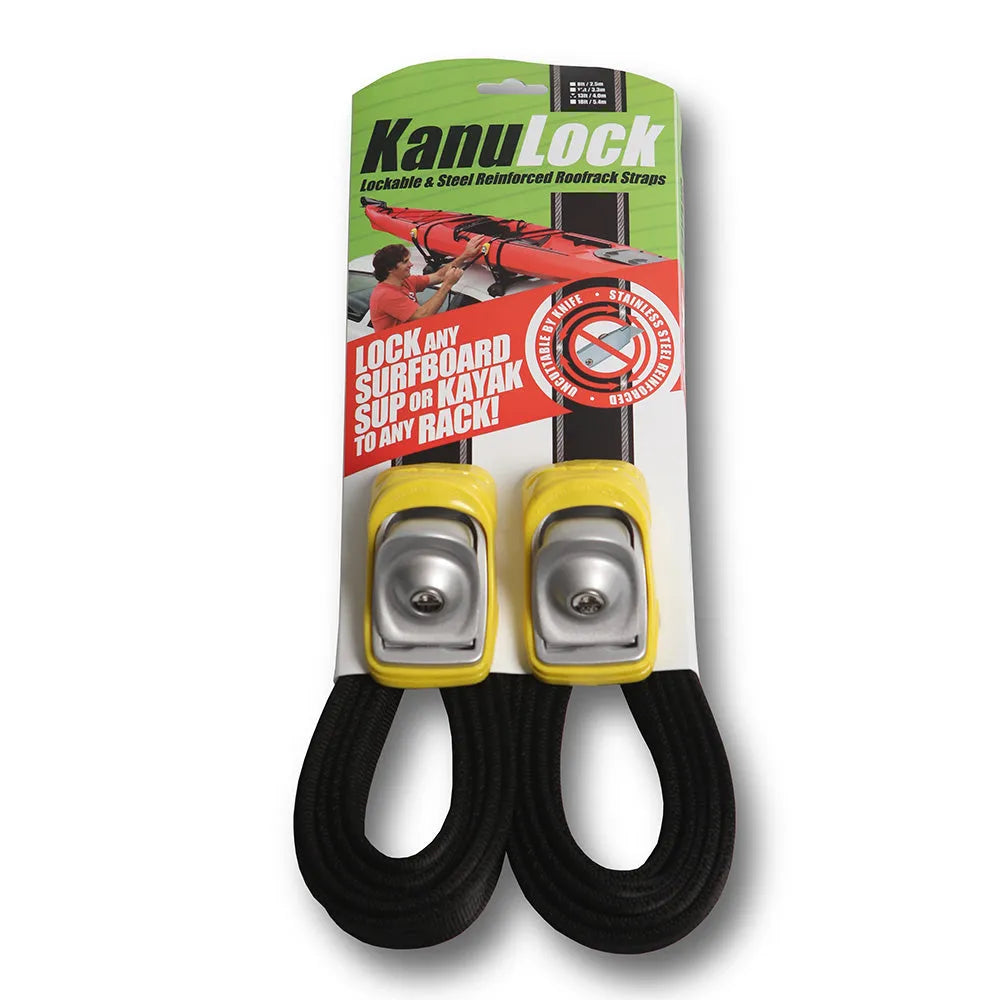 KANULOCK SANGLES DE TOIT BLINDÉES ET VERROUILLABLES 3,3m