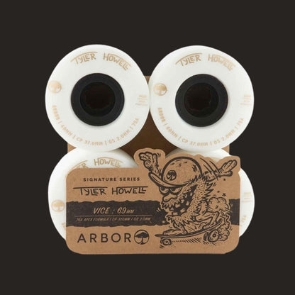 ARBOR ROUES SKATE TYLER HOWELL 69mm PACK 4 White