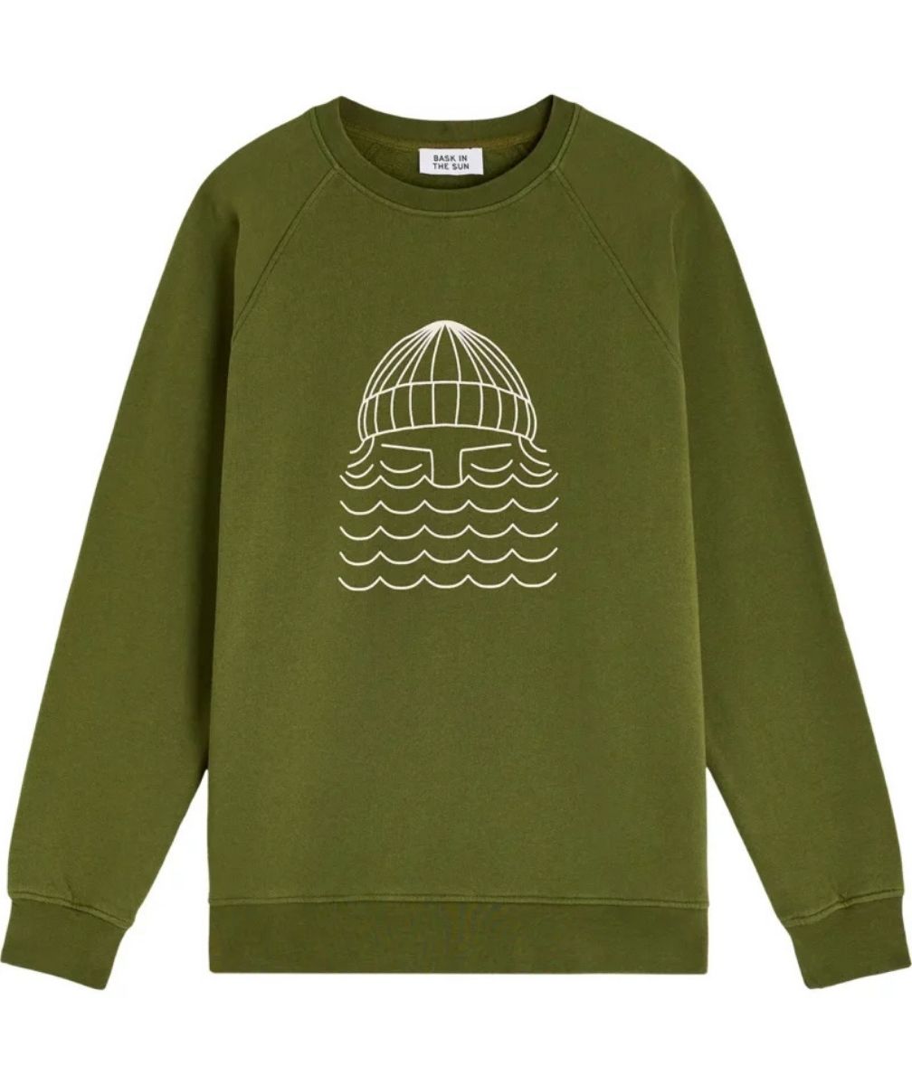 BASK IN THE SUN SWEAT TO THE SEA Olive