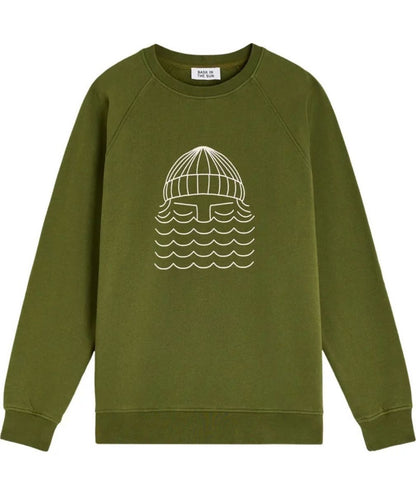 BASK IN THE SUN SWEAT TO THE SEA Olive