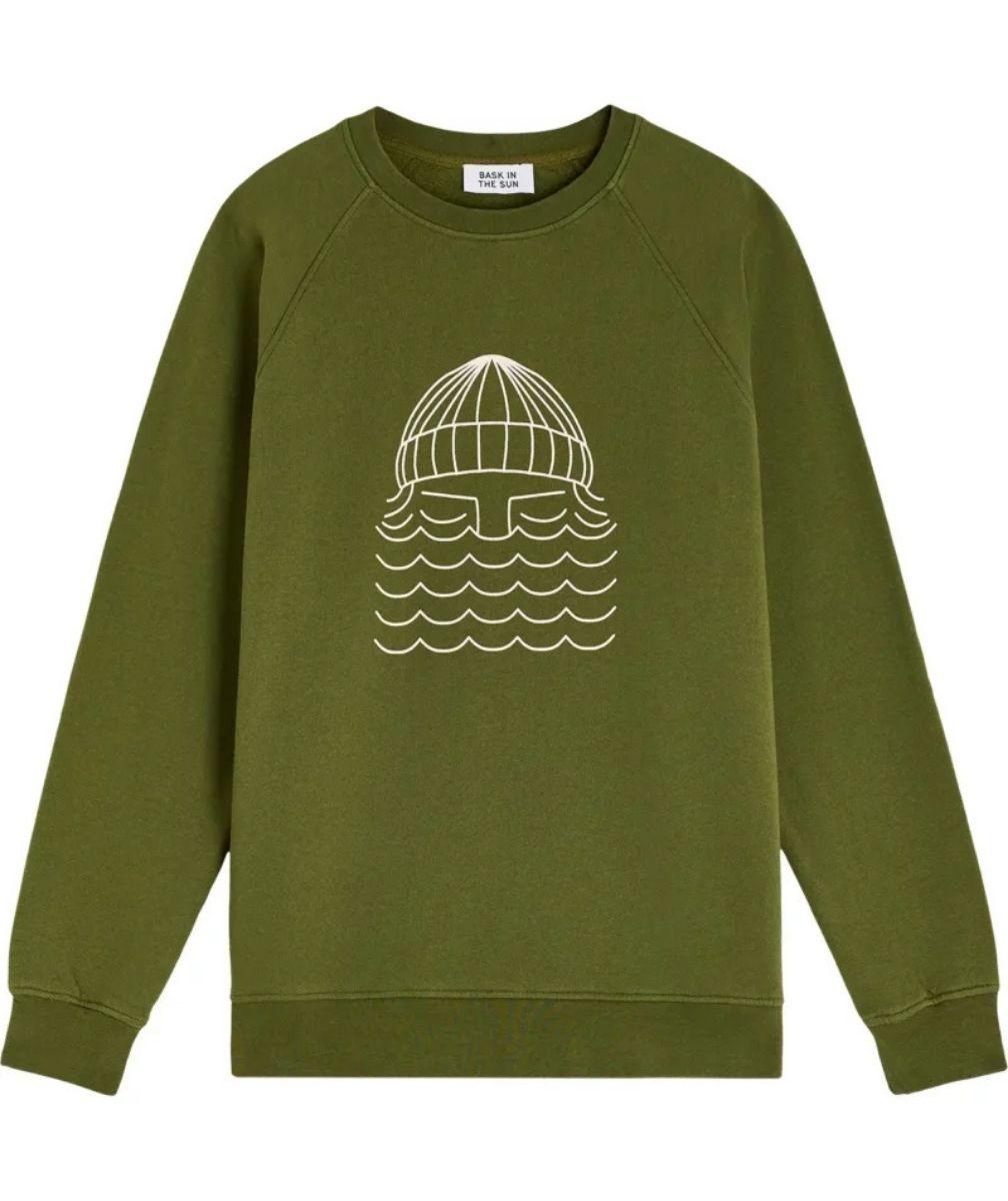 BASK IN THE SUN SWEAT TO THE SEA Olive