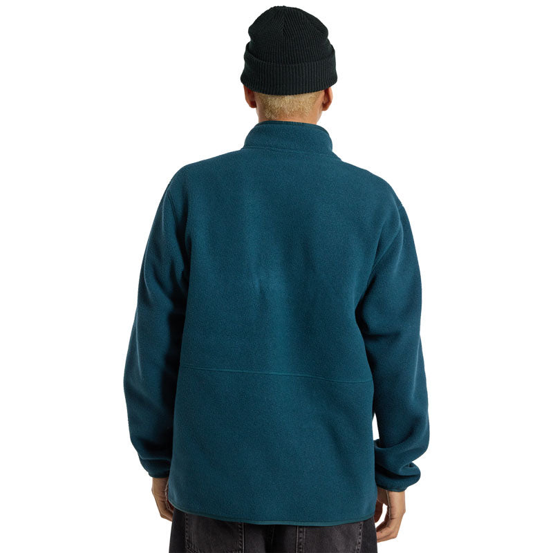 polaire burton mixte bleu canard vue dos porté par homme