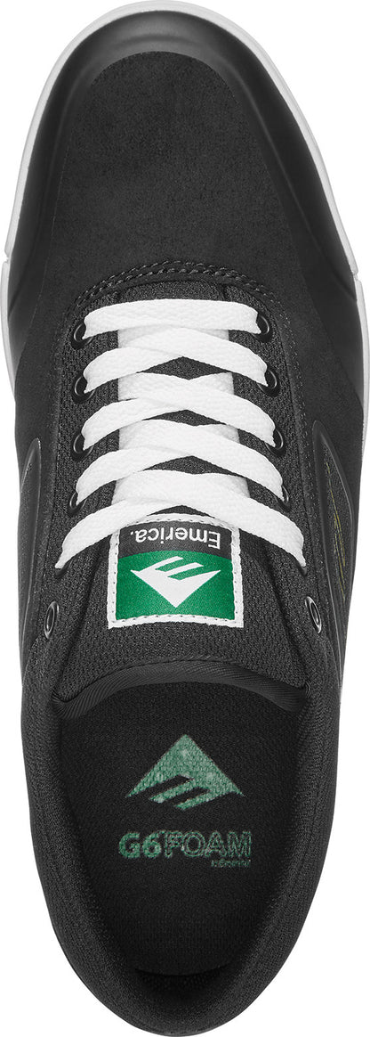 EMERICA CHAUSSURES DE SKATE PHOCUS G6 Black white gold