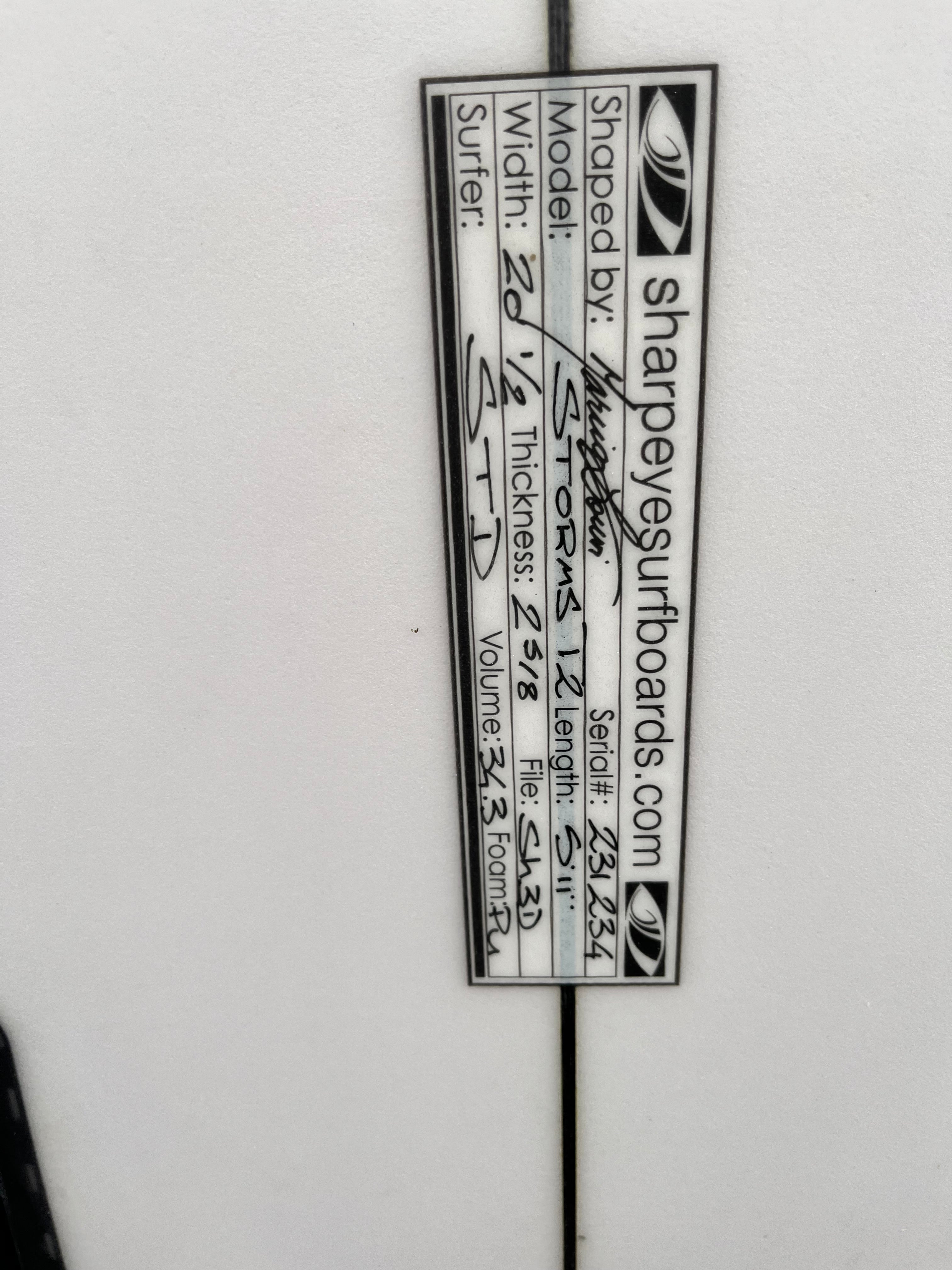 SHARPEYE TWIN TURBO 5'11“