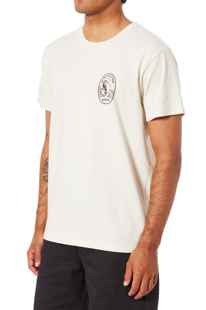 KATIN TEE SHIRT BORNÉO Vintage white