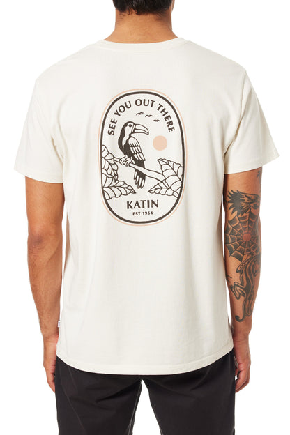 KATIN TEE SHIRT BORNÉO Vintage white
