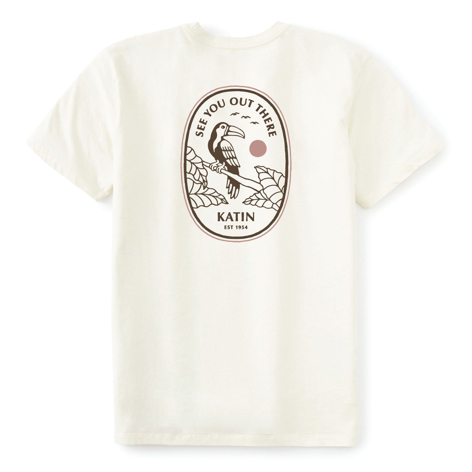KATIN TEE SHIRT BORNÉO Vintage white
