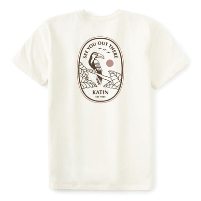 KATIN TEE SHIRT BORNÉO Vintage white