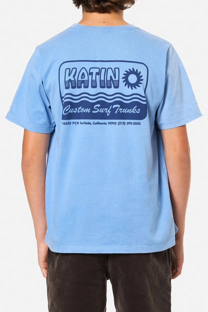 KATIN TEE SHIRT AQUATIC Blue wash