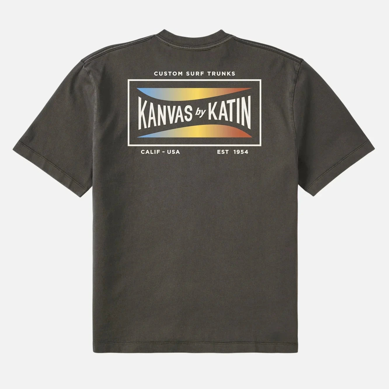 KATIN TEE SHIRT RELAXED SCRUBBER Black wash (Copie)