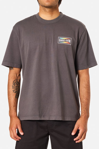 KATIN TEE SHIRT RELAXED SCRUBBER Black wash (Copie)