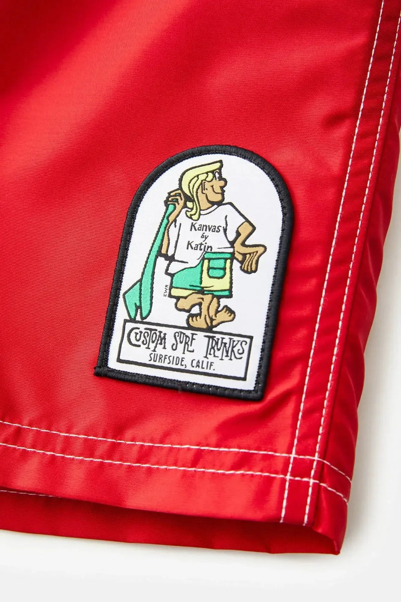 KATIN BOARDSHORT WATERMAN TRUNK Red-Massilia Surf Shop