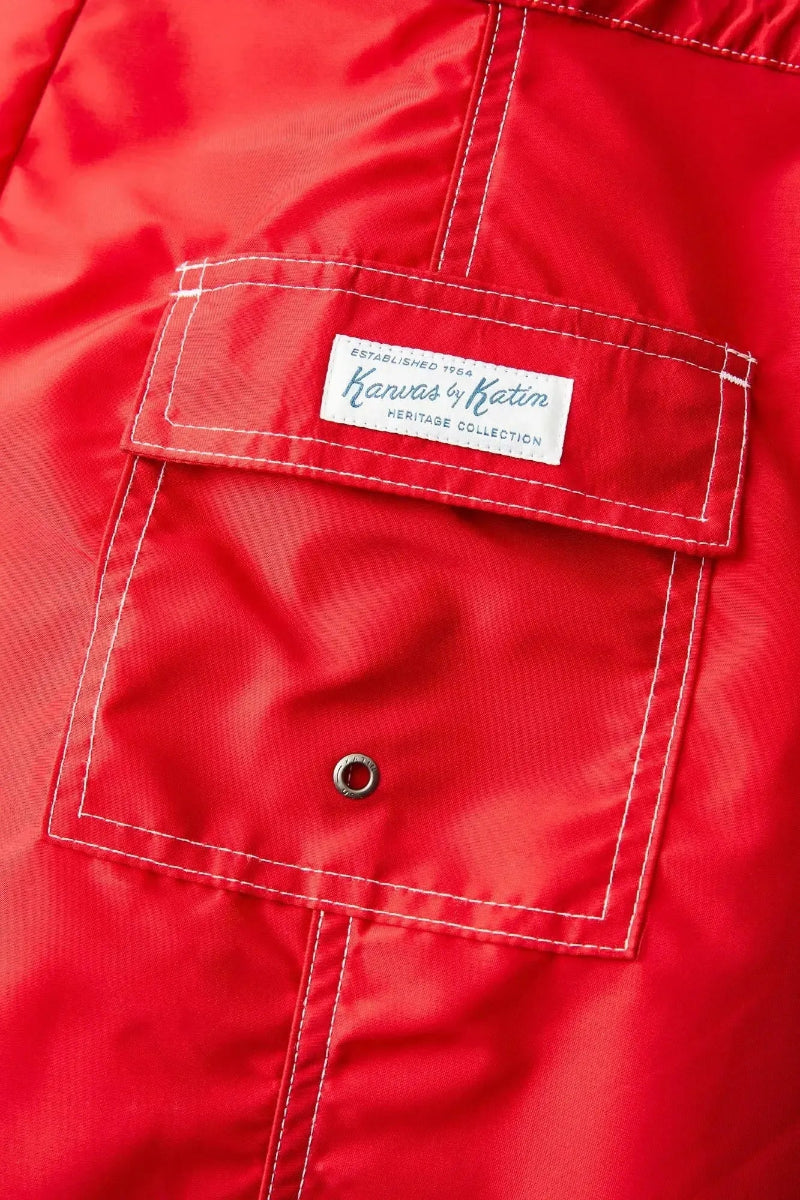 KATIN BOARDSHORT WATERMAN TRUNK Red-Massilia Surf Shop