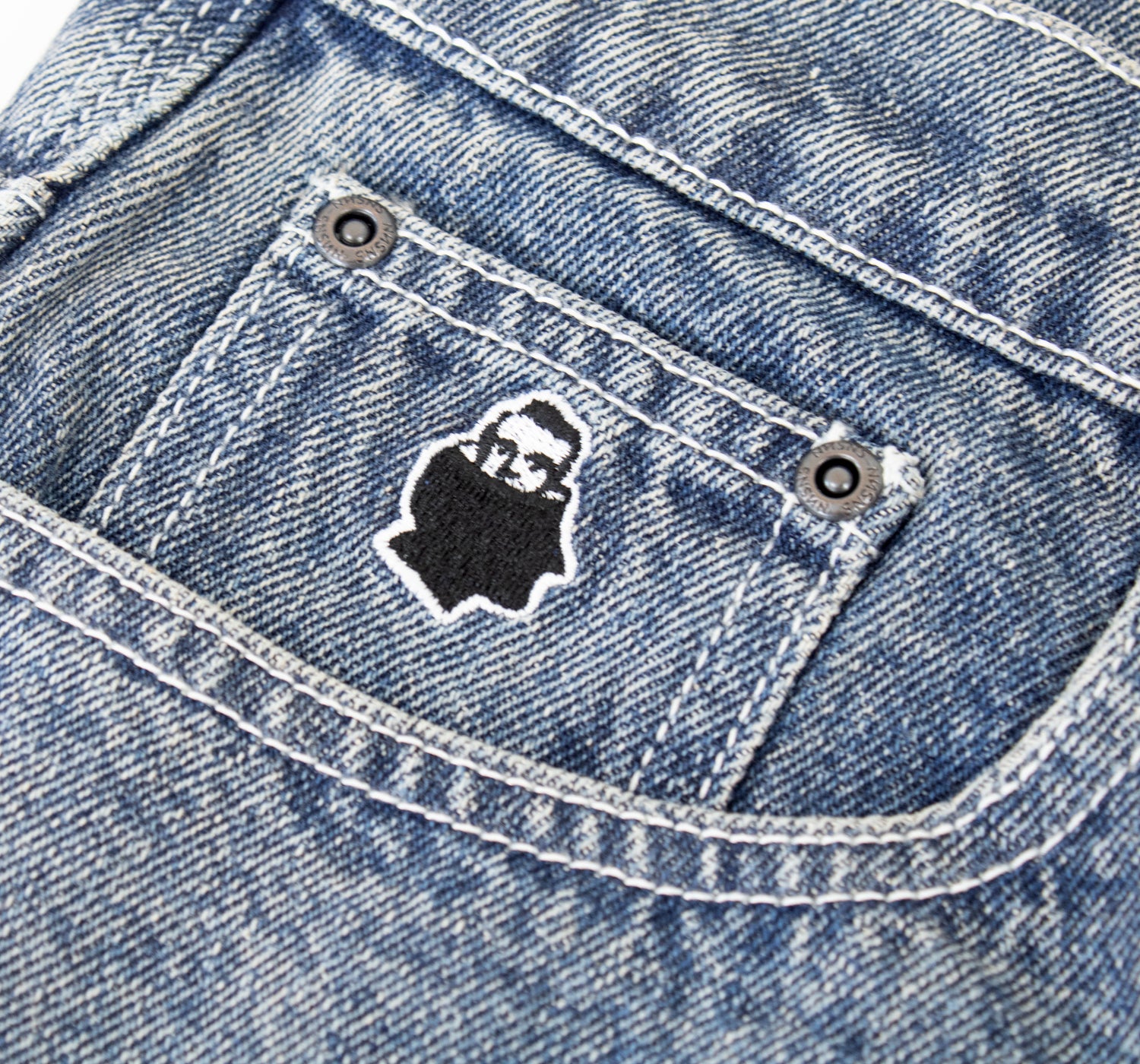 NNSNS JUNIOR PANTALON BIGFOOT DENIM Médium washed