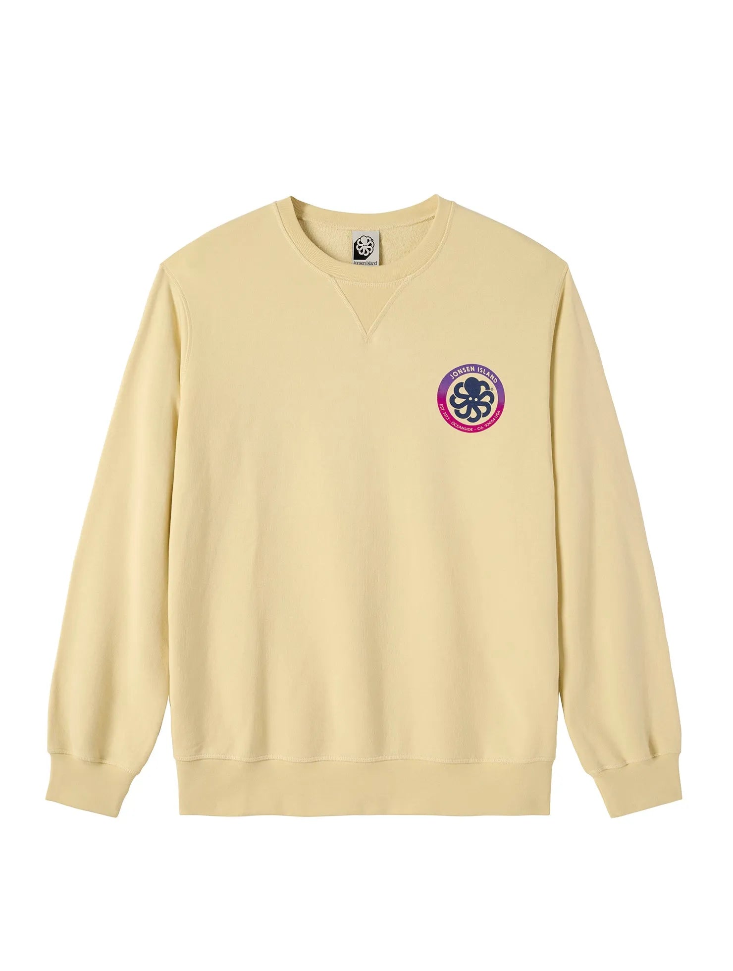 JONSEN ISLAND SWEATSHIRT CLASSIC GUSTAVO AUTHENTIC Yellow