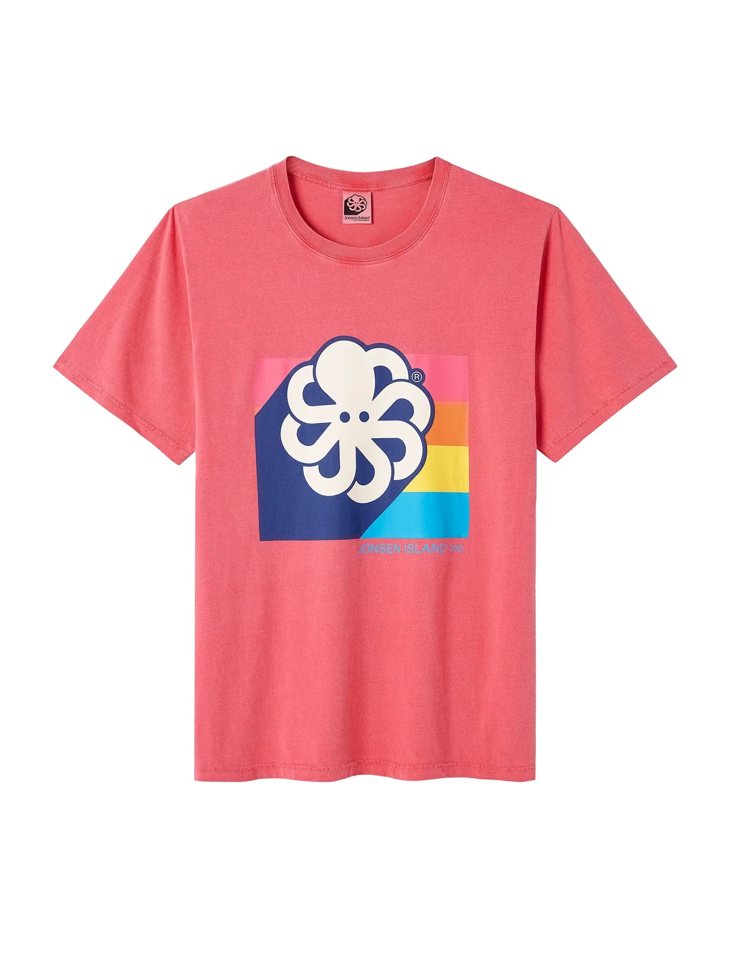 JONSEN ISLAND T-SHIRT CLASSIC 3D COLORS Red f/o