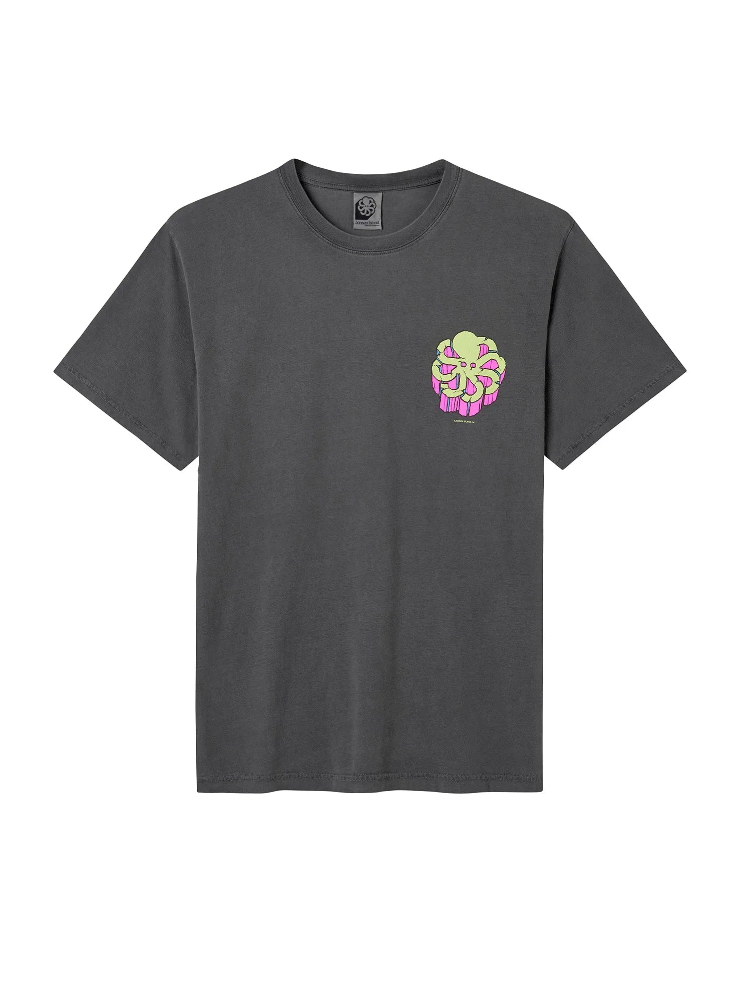 JONSEN ISLAND T-SHIRT CLASSIC BIG STONE AGE Black f/o