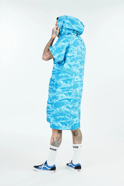 AFTER PONCHO SURF OCEAN Blue