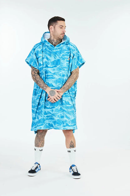 AFTER PONCHO SURF OCEAN Blue