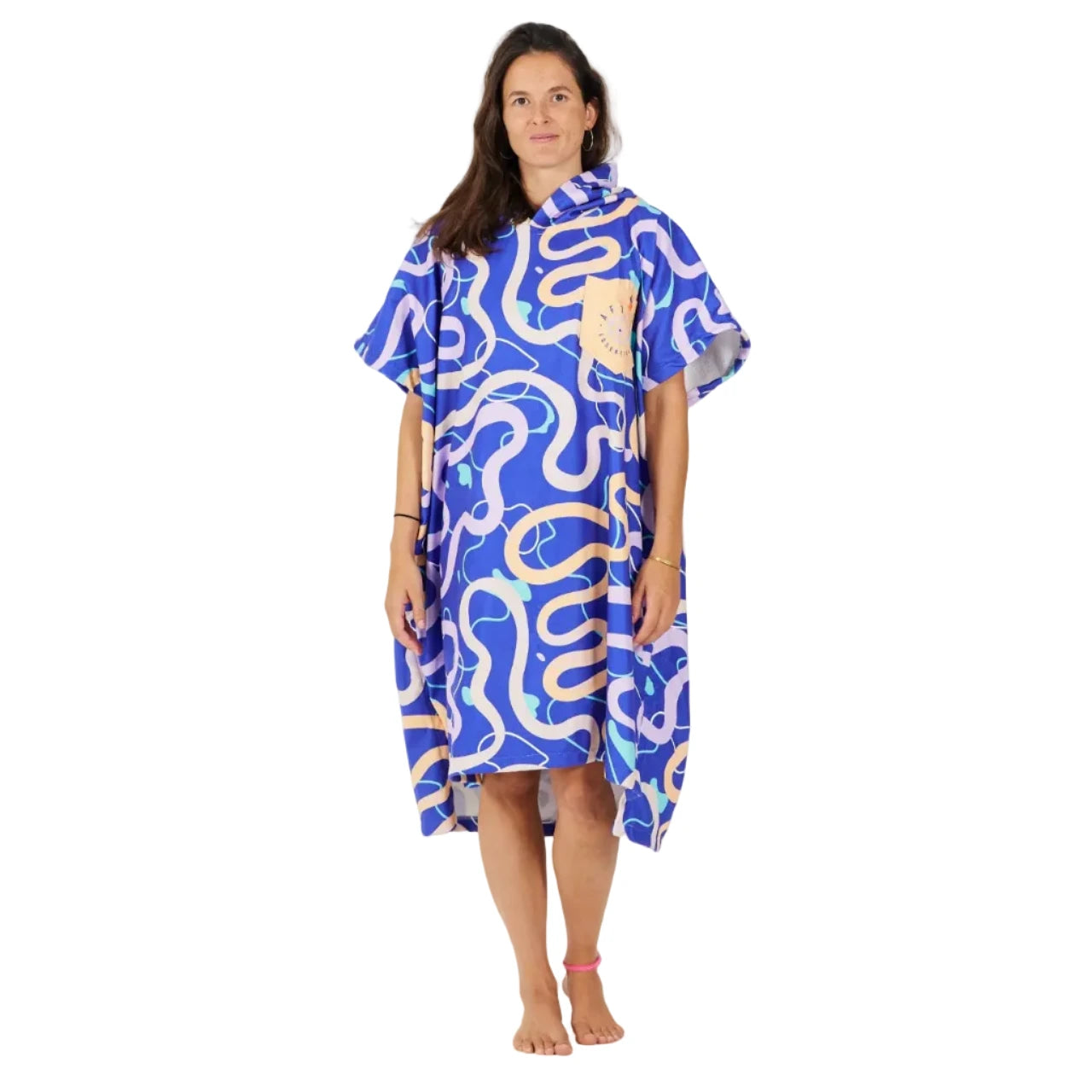 poncho de surf sechage rapide unisexe