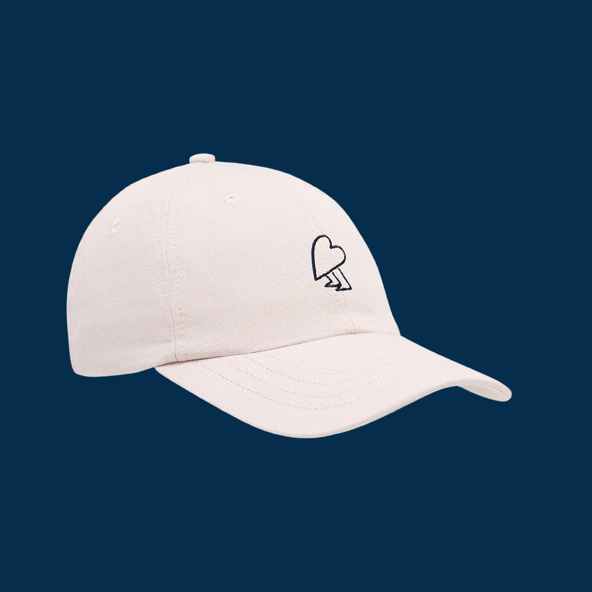 BASK IN THE SUN CASQUETTE HEART clay