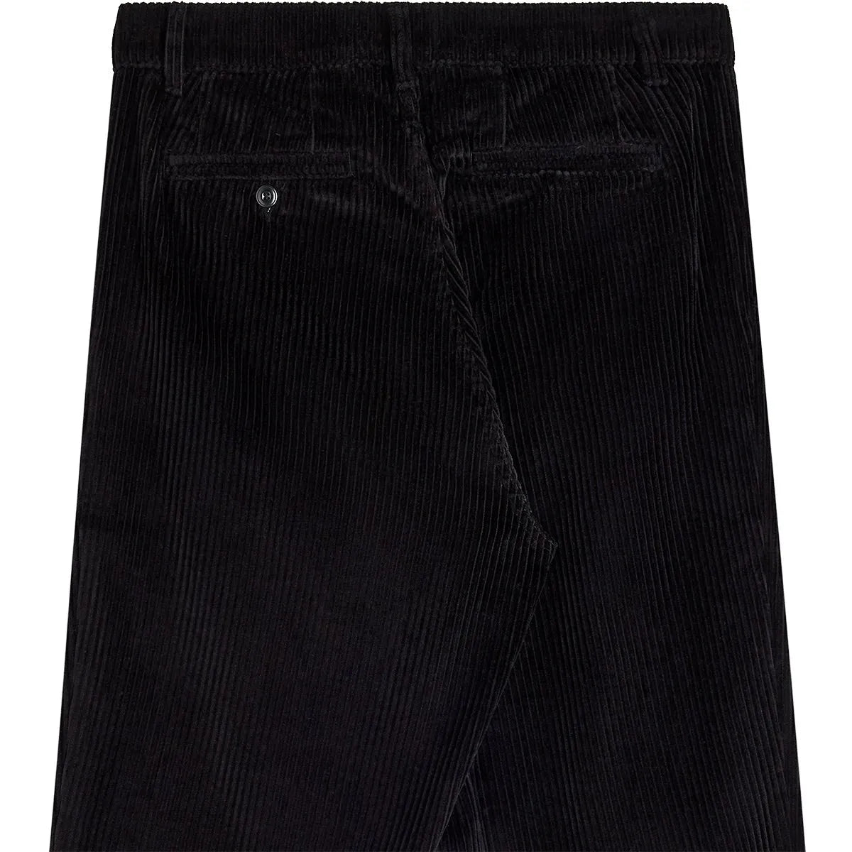 Détail des poches arrière et de la texture en velours côtelé du pantalon Bask in the Sun Izaro Carbon