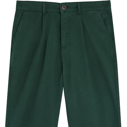 Pantalon surfwear Bask in the Sun Maguro coloris Forest, détail de la taille et des pinces avant