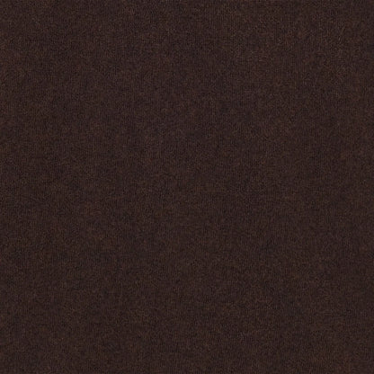 Gros plan sur la maille fine marron chocolat du polo en laine Bask in the Sun Austin
