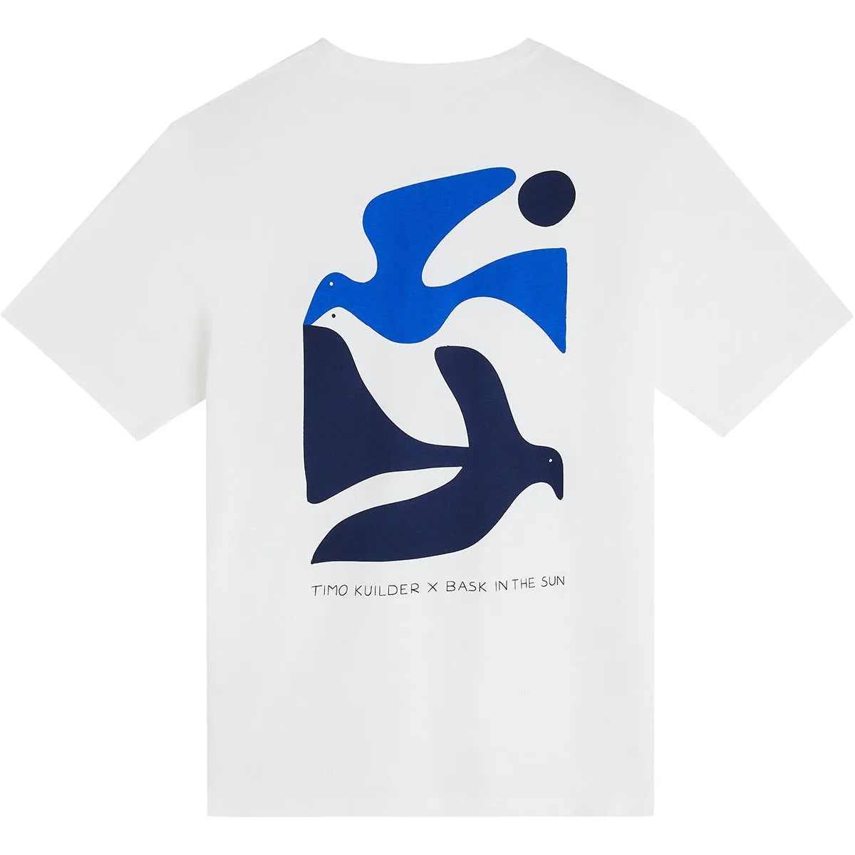 Tee-shirt homme Bask in the Sun Peace coloris Natural avec grand imprimé graphique Timo Kuilder au dos