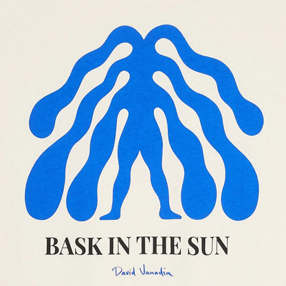 Détail de l’illustration Seaman bleue par David Vanadia pour Bask in the Sun