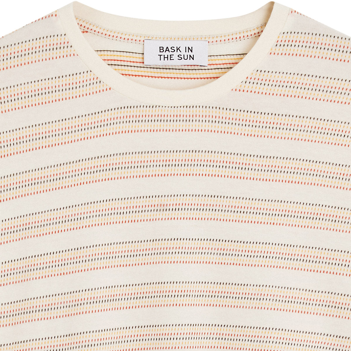 zoom sur les rayures tissees dans le tissu