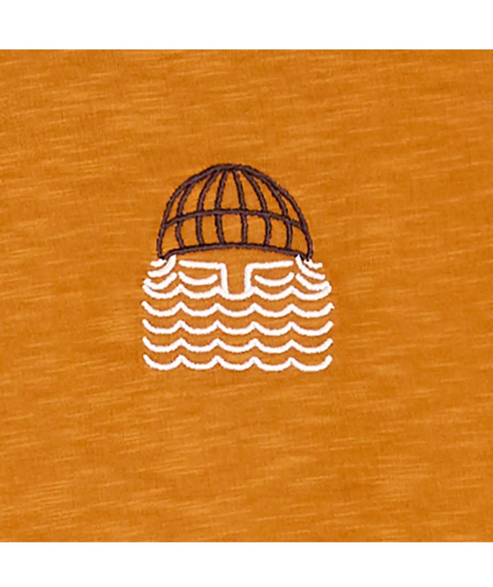 T SHIRT HOMME BRODÉ MARIN STYLISÉ